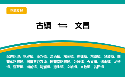 古镇到文昌物流专线公司|古镇到文昌专线|回程车运输