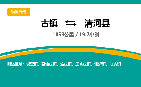 古镇到青河县物流专线公司|古镇到青河县专线|回程车运输
