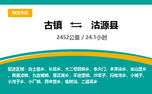 古镇到沽源县物流专线公司|古镇到沽源县专线|回程车运输