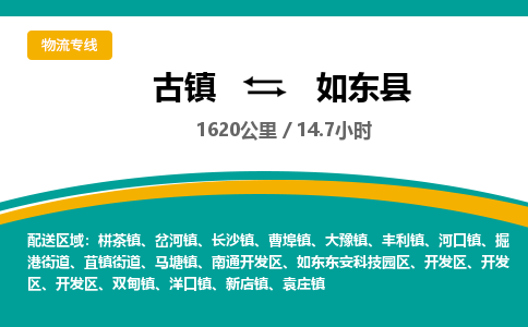 古镇到如东县物流专线公司|古镇到如东县专线|回程车运输